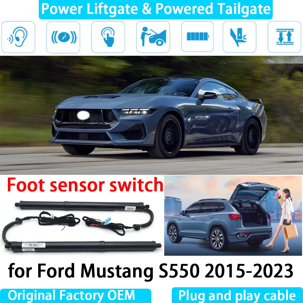 

for Ford Mustang S550 2015-2023 Automatic Electric Power Liftgate Powered Tailgate Strut Tail Gate Lift System