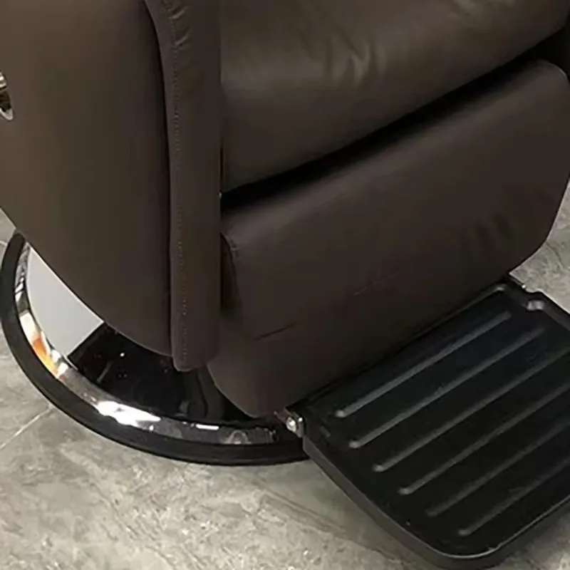 Luxury Trendy Barber Chair Stainless Steel Multifunctional Classic Barber Chair Unique Comfy Silla Beauty Salon Furniture
