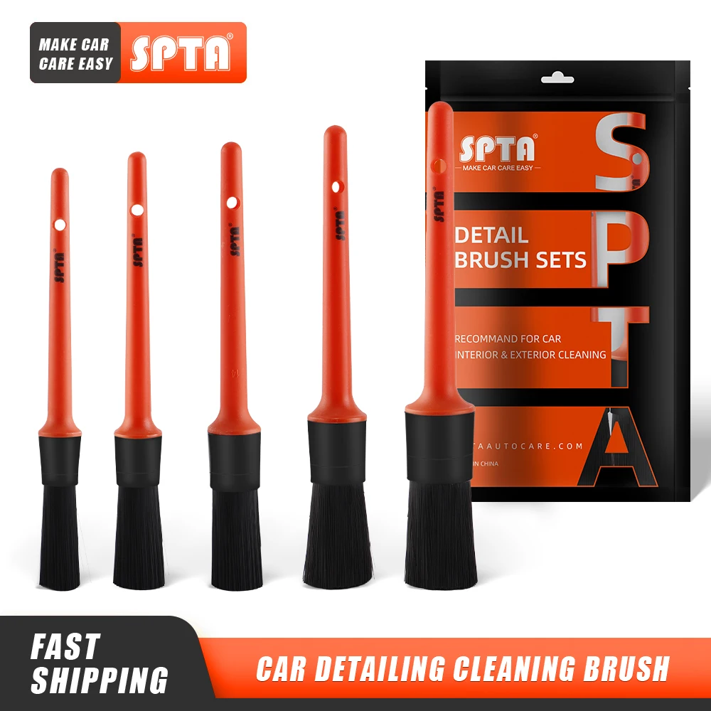 (Bulk Sale 1-20 Sets) SPTA Sharpening Wire Car Detailing Brush Set Dashboard Air Outlet Interior Exterior Cleaning Tool