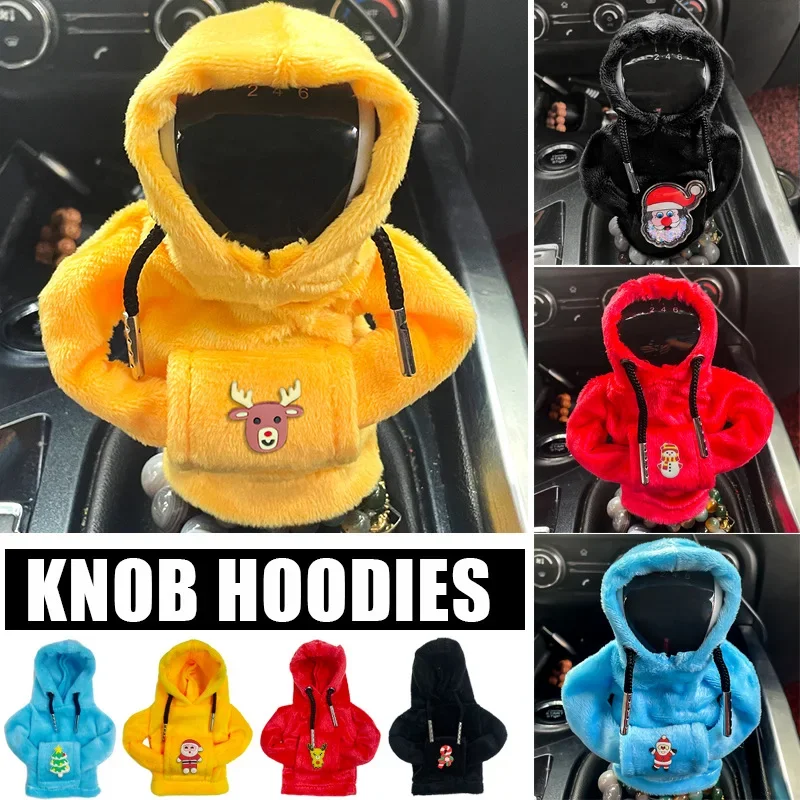 Auto Schalthebel Abdeckung Mode Schaltung Hoodie Schaltknauf manuelle Griff Ausrüstung Sweatshirt Wechsel hebel Abdeckung Weihnachten Hoodie