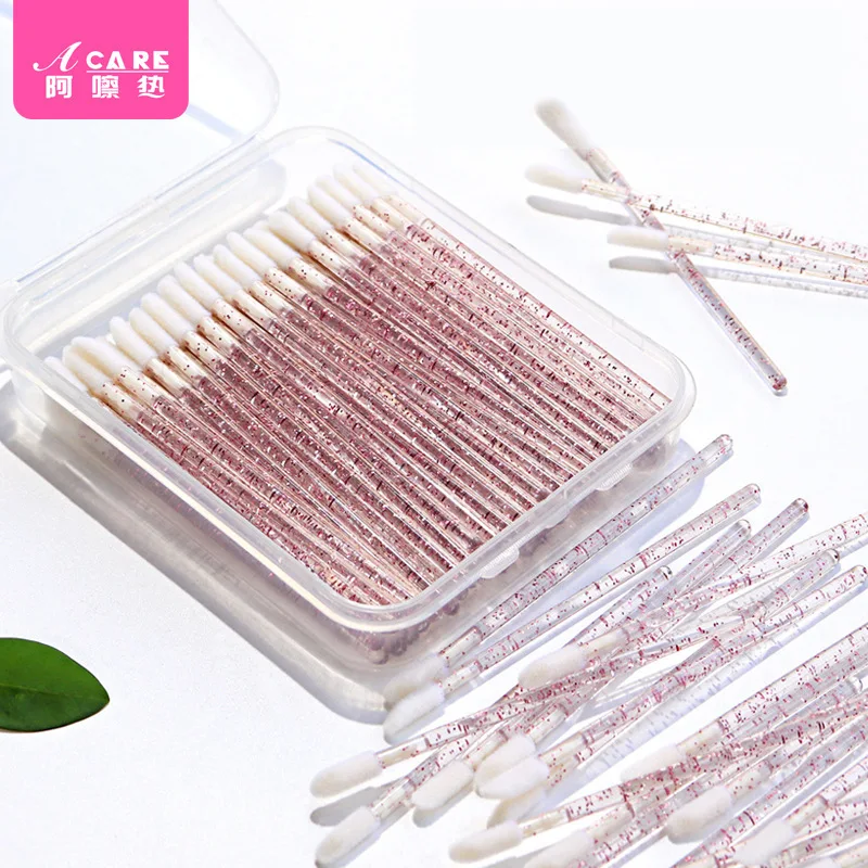 Lippenpinsel/Einweg-A1-einfach zu verwendender Smudge-Make-up-Glanz-Lippenstift, Lippenstift, kompakt, tragbar, Mini-Mund