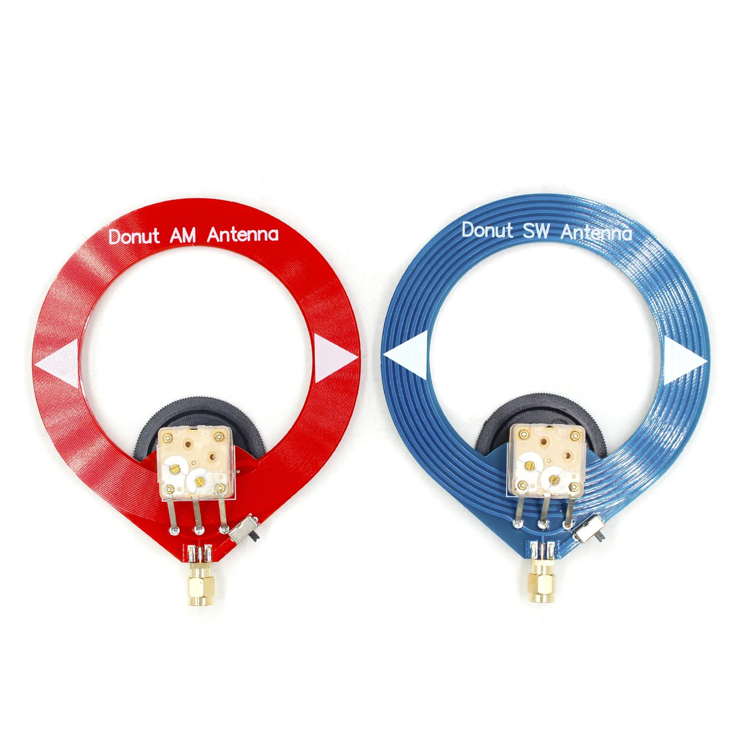 เสาอากาศวงเล็กทรงโดนัท2ชิ้น/เซ็ตสำหรับ hfdy malahiteam DSP ตัวรับสัญญาณ DSP2 HF คลื่นกลาง