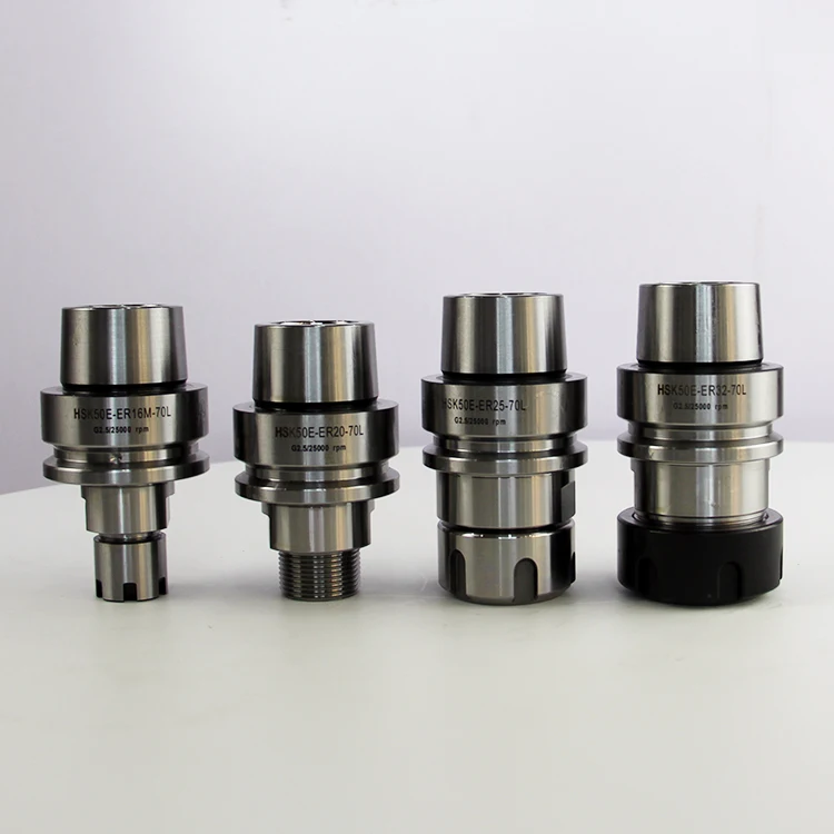 Customized HSK40E HSK50E ER16 ER20 ER25 ER32 CNC Tool Holder Collet Chuck for Milling Machine High Precision Industrial Kit