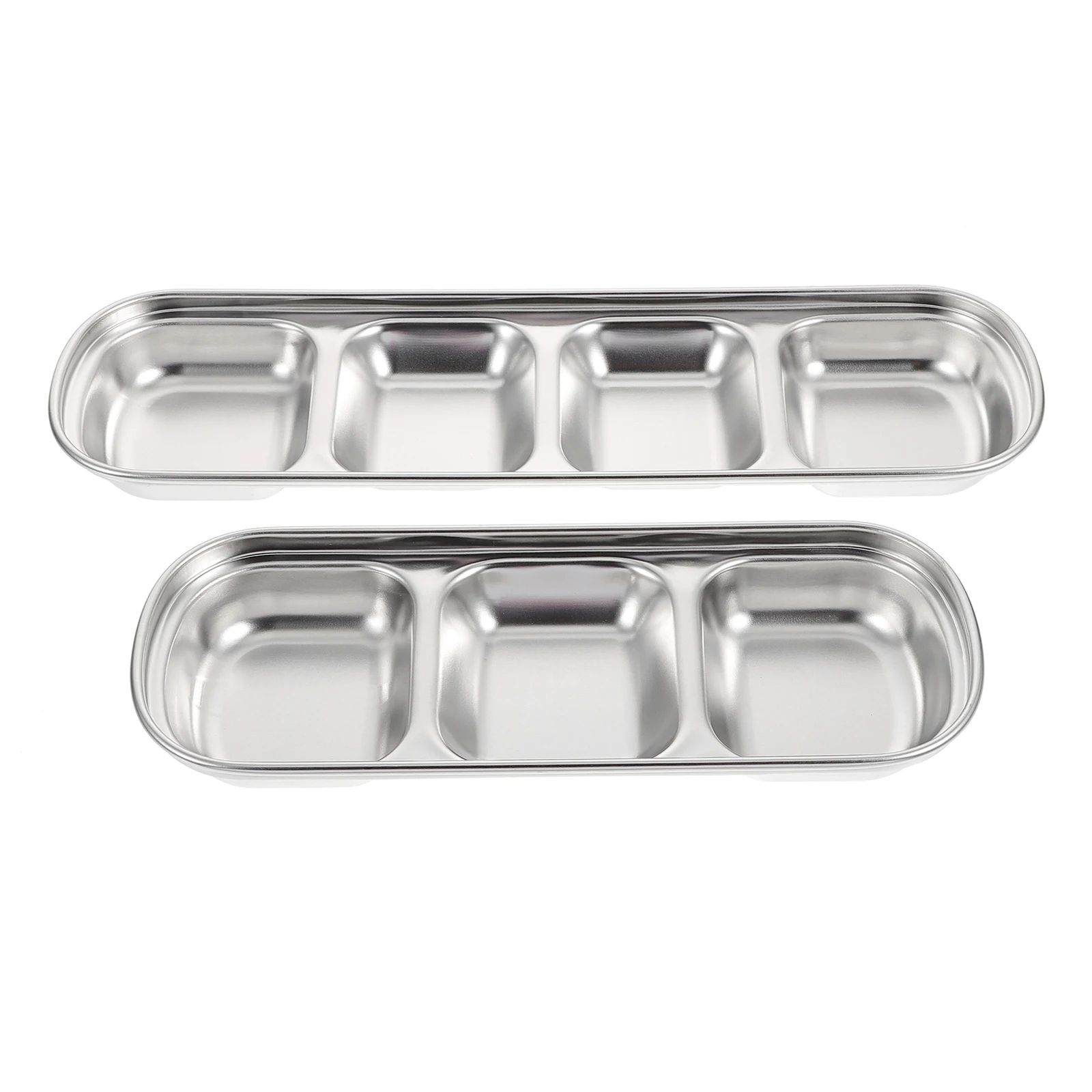 

Divided Dish for Multiple Cats Rabbit Food Dishes Small Feeding Plate Compartment
