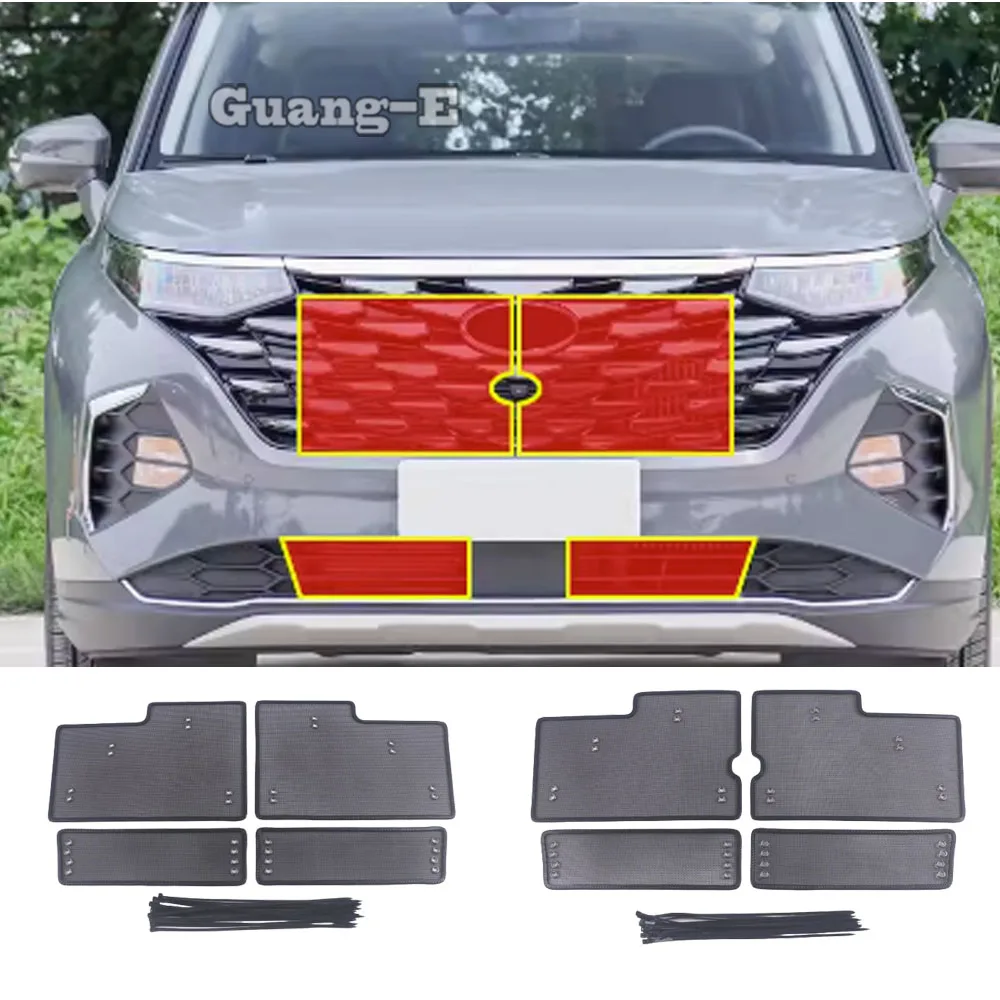 

Stainless Steel Car Grille Insert Net Cover for Hyundai Custo 2021 2022 2023 2024 Decoration Frame Auto Exterior Accessories