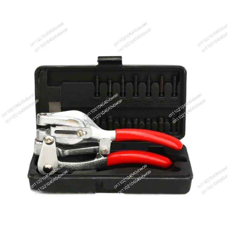 

Листовой металл, нержавеющая сталь, медь, алюминиевая полоса, железный лист, кожа, пластик, ручные плоскогубцы для пробивания отверстий, инструмент