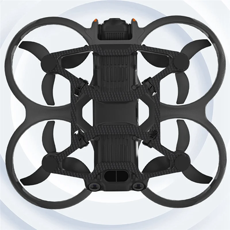 para-dji-avata-2-drone-acessorios-de-fibra-de-carbono-anti-colisao-escudo-para-choques-protetor-fuselagem-protecao-contra-impacto