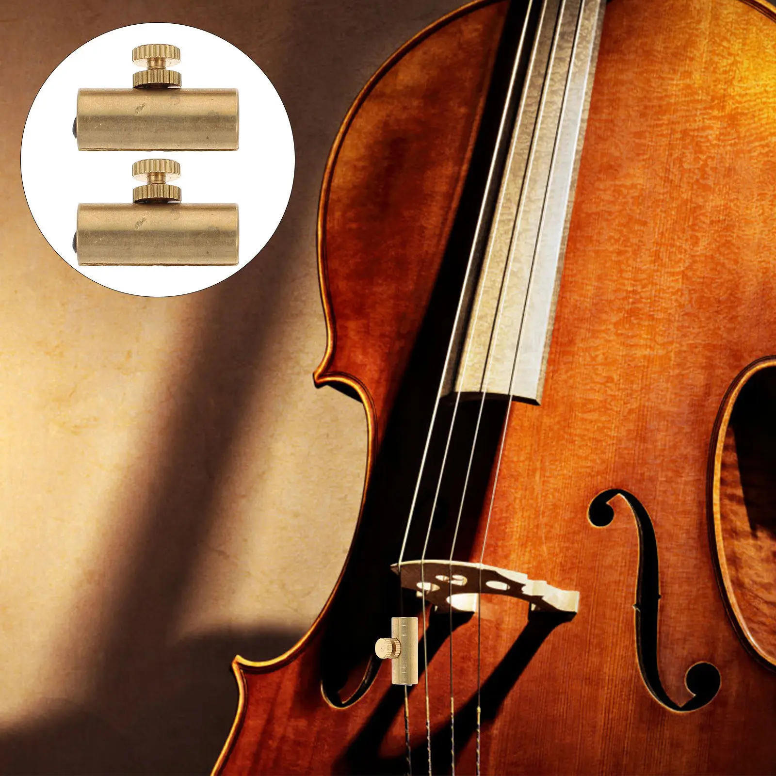 2pcs Cello Wolf Tone Mute Adjustable Copper Wolf Note For Cello Accessory Instrument Part Musical Instrument Parts