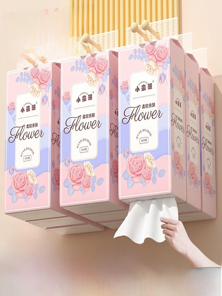 

Mahan Hanging Wall Mounted Thiened Toilet Paper Original Wood ain Hand Towel Paper Hygienic Paper Towels Home Use