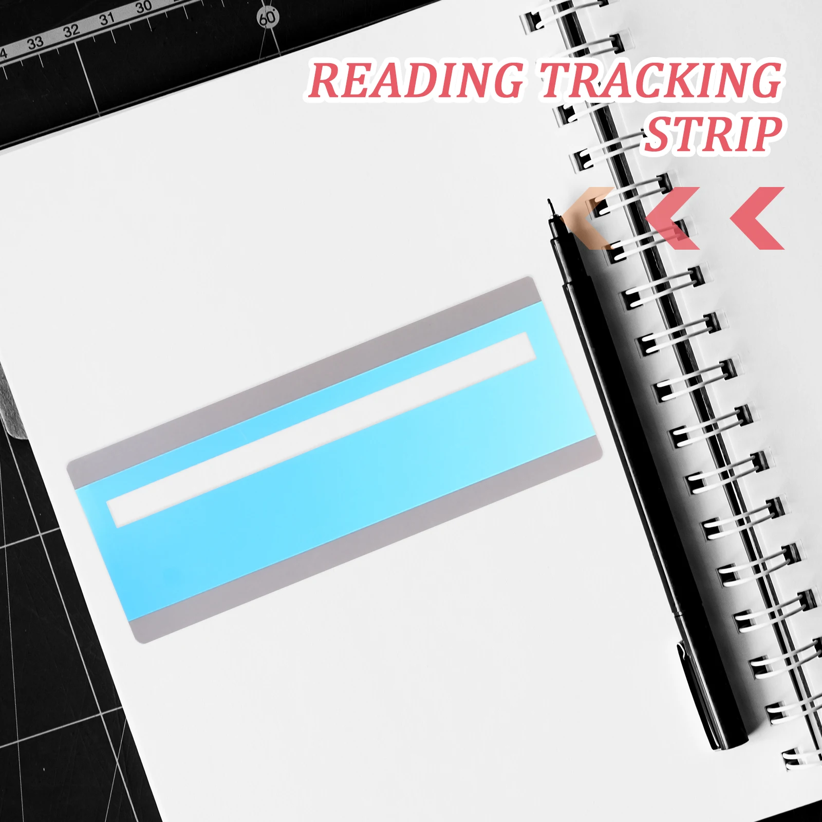 

8 Pcs Read The Guide Guided Reading Highlight Strips Highlighter for Bookmark Tools Helper Aid Reading Overlays