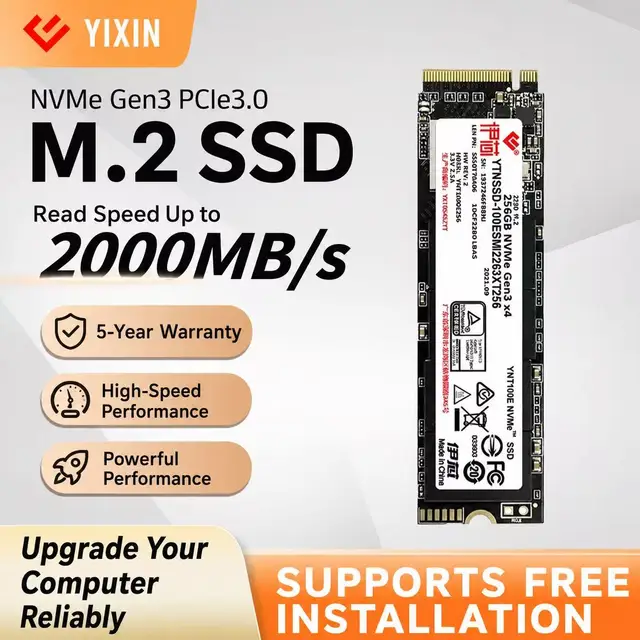 YIXIN SSD M.2 NVME 256GB 512GB M2 SSD 1TB 2TB SSD M.2 PCIe 3.0 Internal Solid State Drive For Laptop Desktop Game Console YIXIN SSD M.2 NVME 256GB 512GB M2 SSD 1TB 2TB SSD M.2 PCIe 3.0 Internal Solid State Drive For Laptop Desktop Game Console