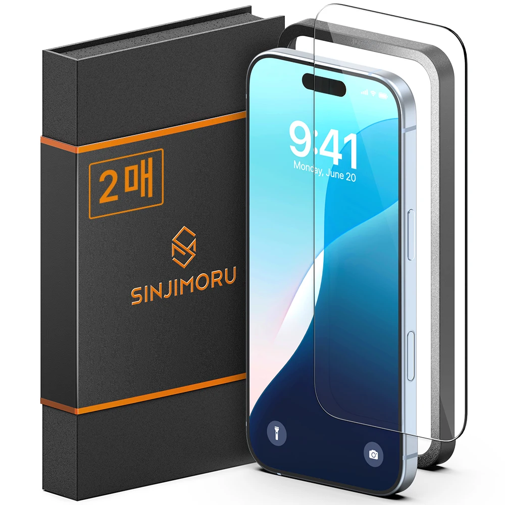 [Shinji Mall] واقي شاشة من الزجاج المقوى لهاتف iPhone 17 Pro 17 Air Mini Plus Pro Max iPhone 16 15 14 13 12 XS Se3 8 7