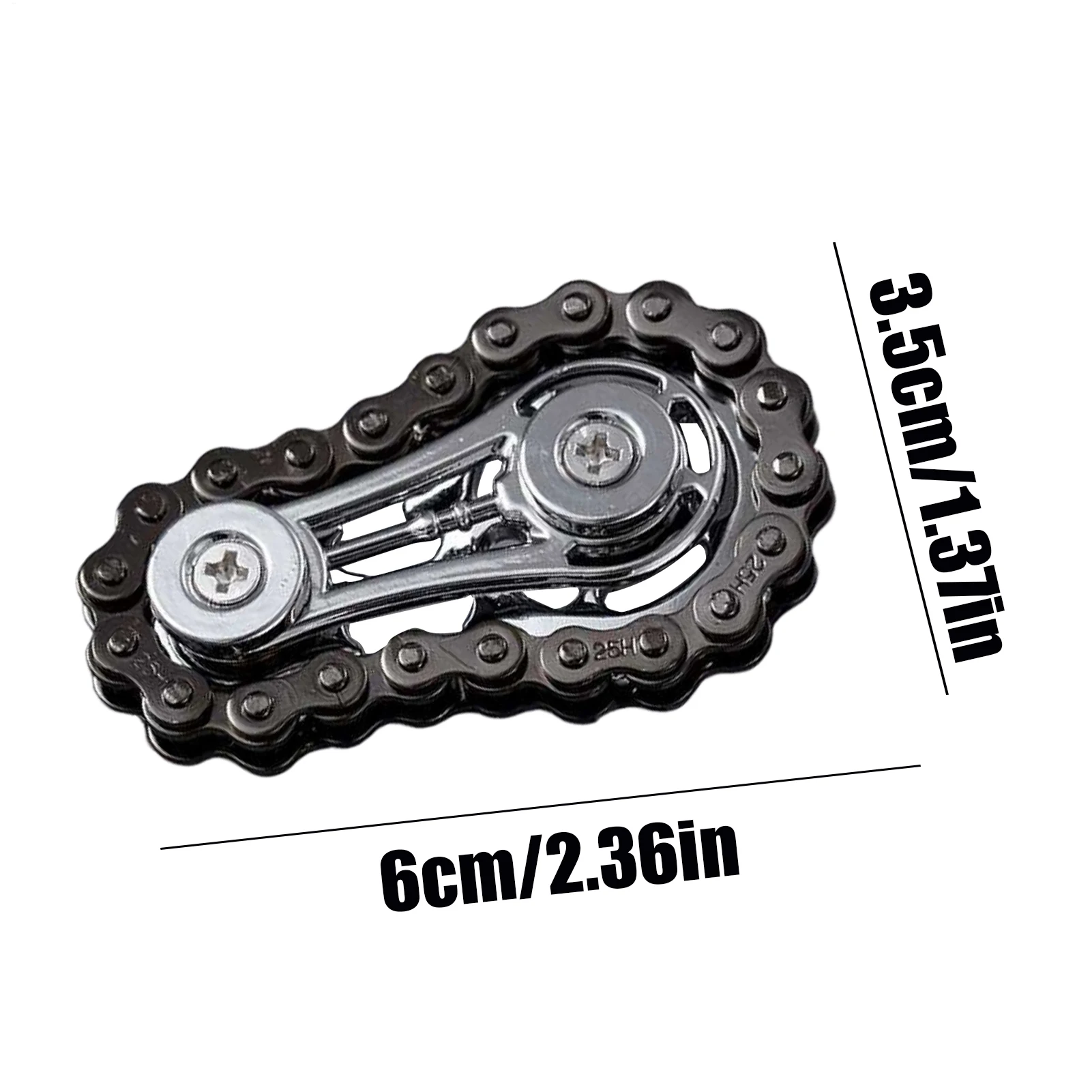 スプロケットチェーン フィジェットトイ サイクルチェーン スプロケットスピナー ローラートイ ポケットサイズ 暇つぶし ストレス解消アイテム クールなガジェット