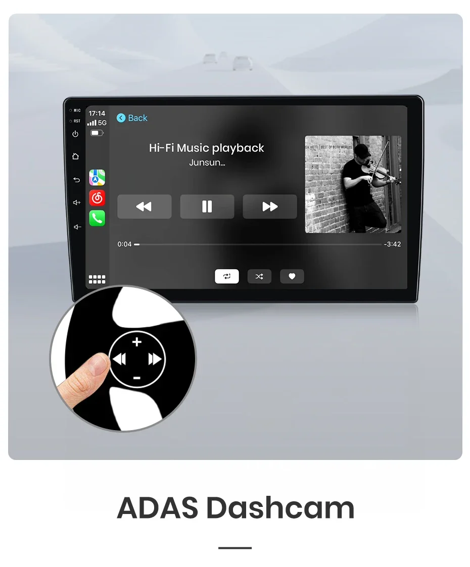 Junsun Qualcomm 8-Core 360 Kamera Drahtlose CarPlay Android Auto Auto Radio für Honda Accord 7 2003-2008 GPS Multimedia – Detail 14