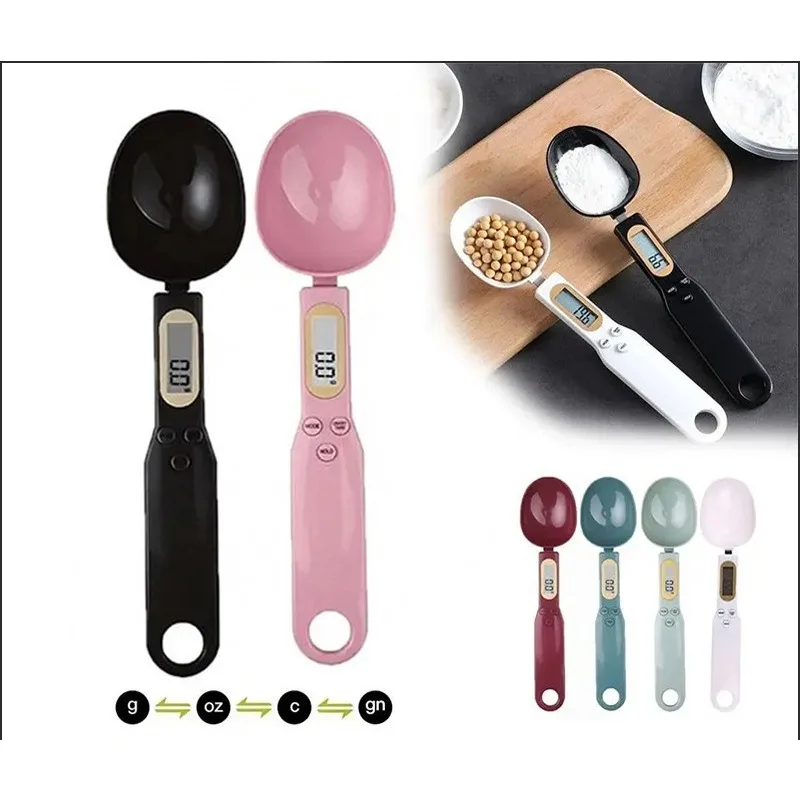 Portable Digital Measuring Spoon Scale High‑precision Electronic Spoon Weight Scale for Baking Coffee Pet Food Seasoning
