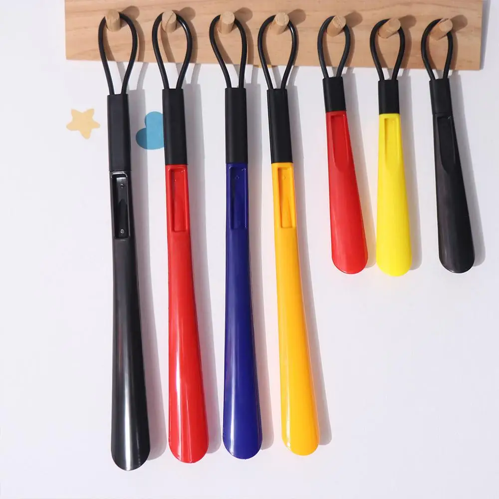 Shoe Accessorie Flexible Shoe Horn Professional Plastic Shoes Lifter Sturdy Convenient Shoe Puller Lazy Person