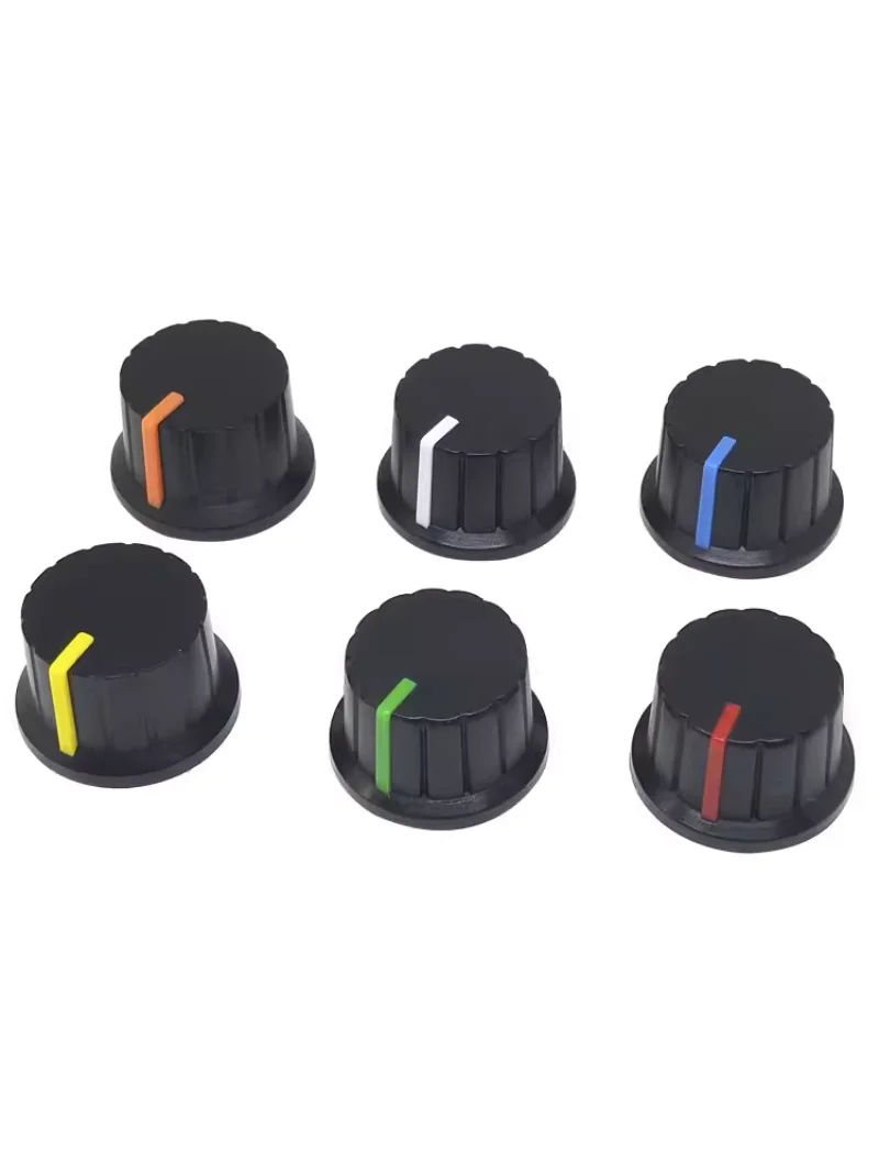 10 Stuks, Plastic Knop Dop, 24*15*6Mm, Van Toepassing Op Schacht Diameter 6Mm Potentiometer, Encoder