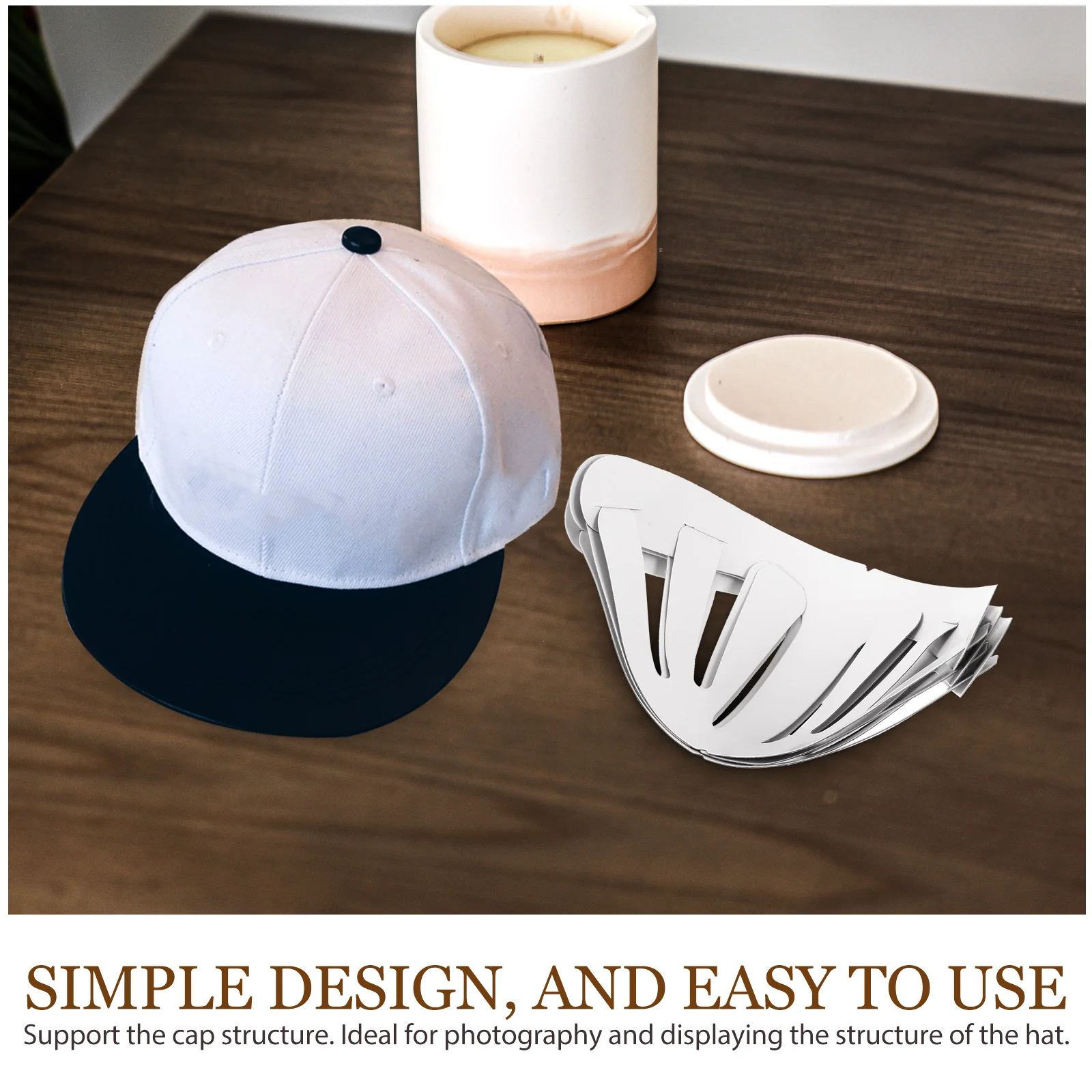 

25 Pcs Hat Liner Inner Support Baseball Cap Insert Holders Adult Hats Display Photography Props Hat Accessories
