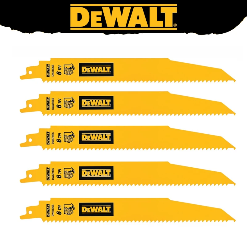 DEWALT DWAR966 9IN 6TPI Reciprocating Saw Blade Wood Cutting Sturdy DurableTools Accessories