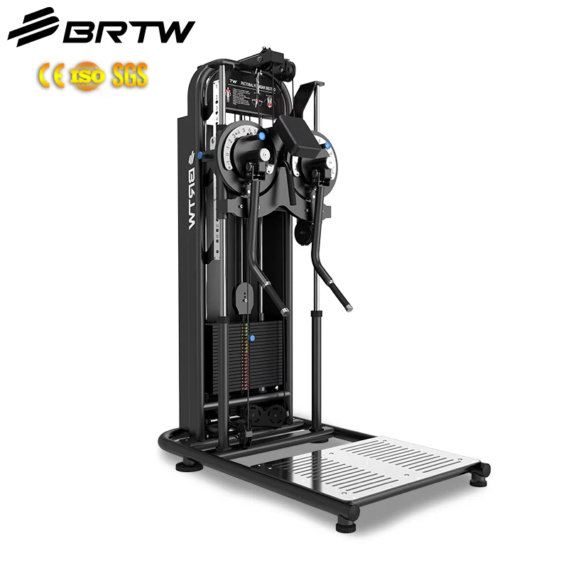 

Hot Sale Pin Loaded Strength Training Double Arm Side Shoulder Back Chest Exercise Multi Flight Standing Lateral Raise Machine