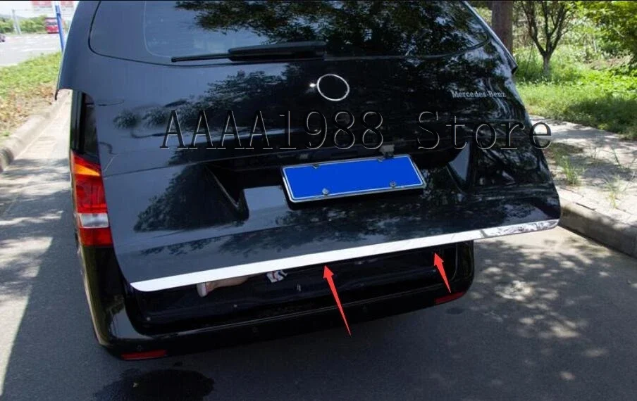 

Задняя Крышка багажника автомобиля, обшивка и задняя дверь, нижнее украшение для Mercedes Benz New Vito W447 V-CLASS 2016-2018