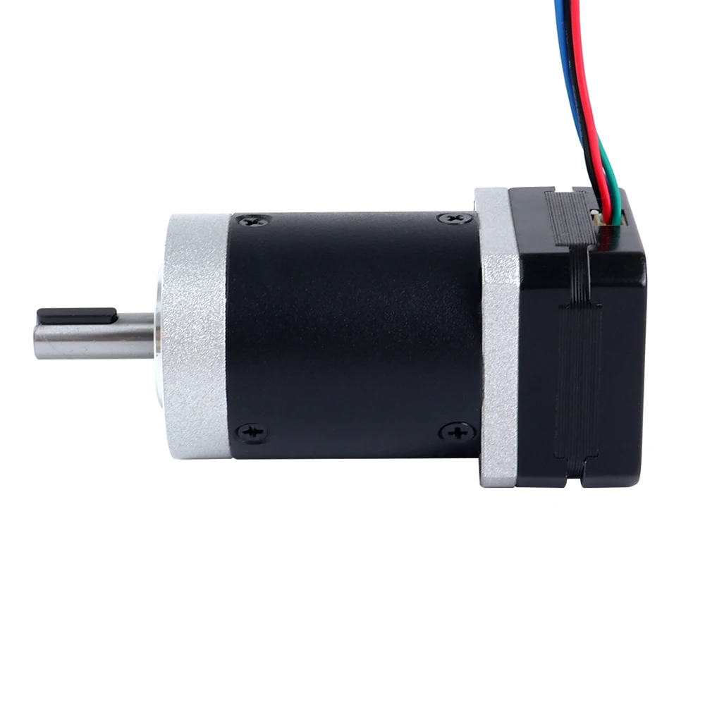 STEPPERONLINE 100:1 Planetary Gearbox Stepper Motor Nema 17 Gear Stepper Motor L=20.5mm 1.0A 16Ncm Gearbox Reducer