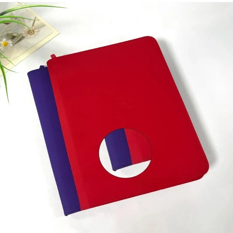 9 กระเป๋าอินเทรนด์ Toploader Binder ถือ 360 Toploader Top Loader อัลบั้มโหลดด้านข้างสําหรับการ์ด 3x4 Toploader MTG/YGO/TCG