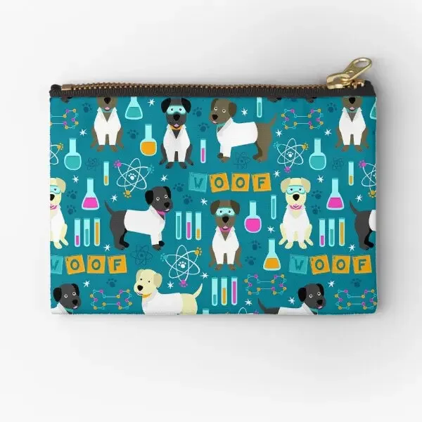 Lab Assistants  Zipper Pouches Socks Underwear Packaging Money Wallet Pocket Pure Small Women Bag Coin Men Storage Panties