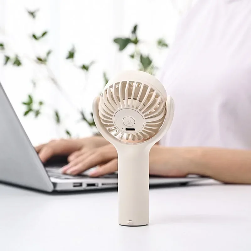 Brushless Portable Handheld Fan for Outdoor Home Office Camping USB Rechargeable Personal Mini Hand Fan Angle Adjustable