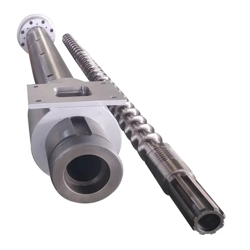 Bimetallic Screw and Barrel for Cooling Jacket for PP/PE Pelleting Extruder Machine Plastic & Rubber Machinery Parts
