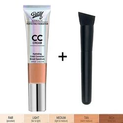 makeup  Foundation cc cream color corrector with free makeup angle  brush new kit set