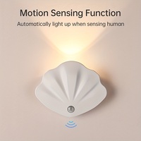 LED Walnight Light Magnetic Suction Wiring Free Induction Wall Lights For Body Sensor Lamp New Modern Shell Type Walllamp