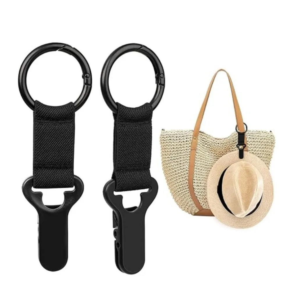 Anti-lost Multi-purpose Portable Travel Hat Clip Clip On Hands Free Hats Holder Anti-lost Hat Hanging Hook for Travel on Bag