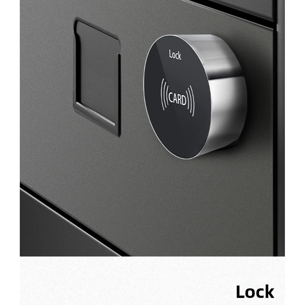 Fingerprint Drawer Cabinet Lock, Keyless Electronic Security Lock For Home And Office Furniture Storage Cabinets