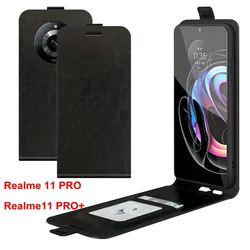 Realme 11 PRO PLUS 5G 10 12 12X 13 Realme11 Flip Vertical Case Retro Leather Book Card Holder Cover Realme 11 PRO+ 10 Phone Bags