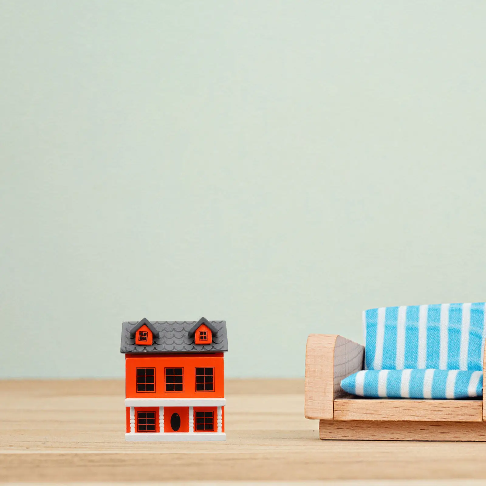 

Деревянный миниатюрный домик-украшение для песочницы, микроландшафта, декоративный элемент для ландшафтного дизайна, мини-домик для поделок, для улицы