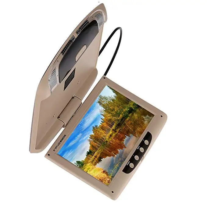 9 Inch Car Hd Digital Lcd Display Roof Lcd Color Display Flip Screen Ceiling Ceiling Display