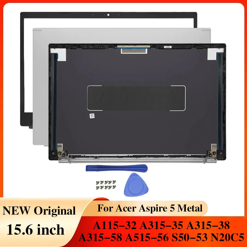 For Acer A115-32 A315-35 A315-38 A315-58 A515-56 N20C5 Metal Notebook LCD Back Cover/Front Frame Laptop Accessories Laptops Case