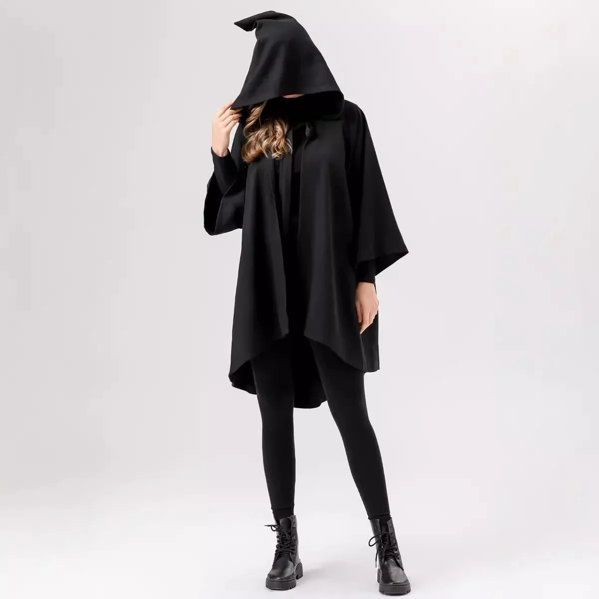 Leg Avenue Womens Delightful Mad Hatter Halloween Costume LittleRed Riding Hood Christmas Party Dress Cloak