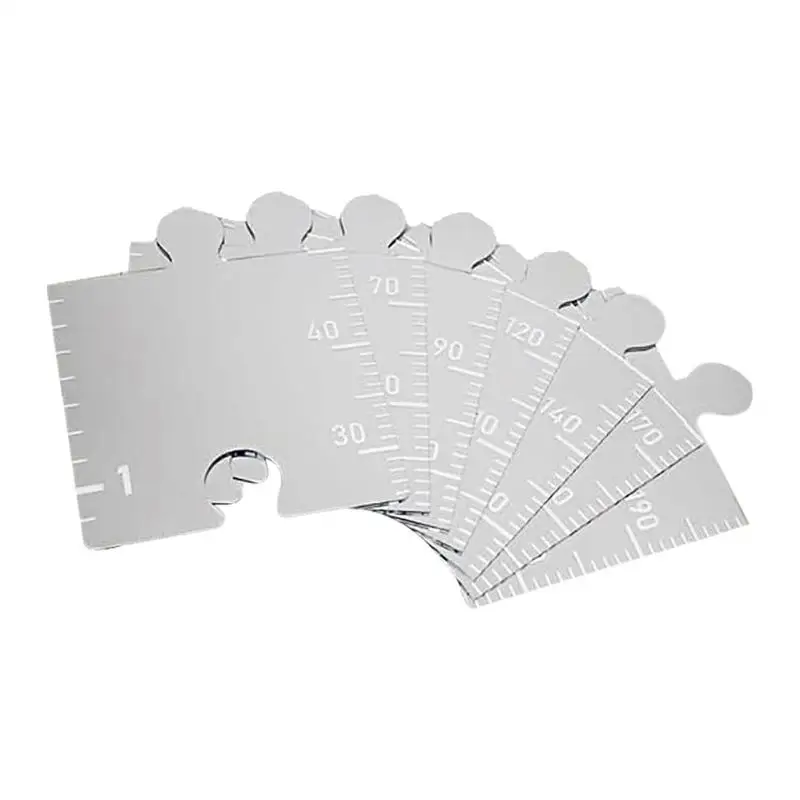 Kids Measuring Chart For Wall Acrylic Children's Height Measuring Mirror Children's Nursery Wall Decor Dress Up Center Ruler