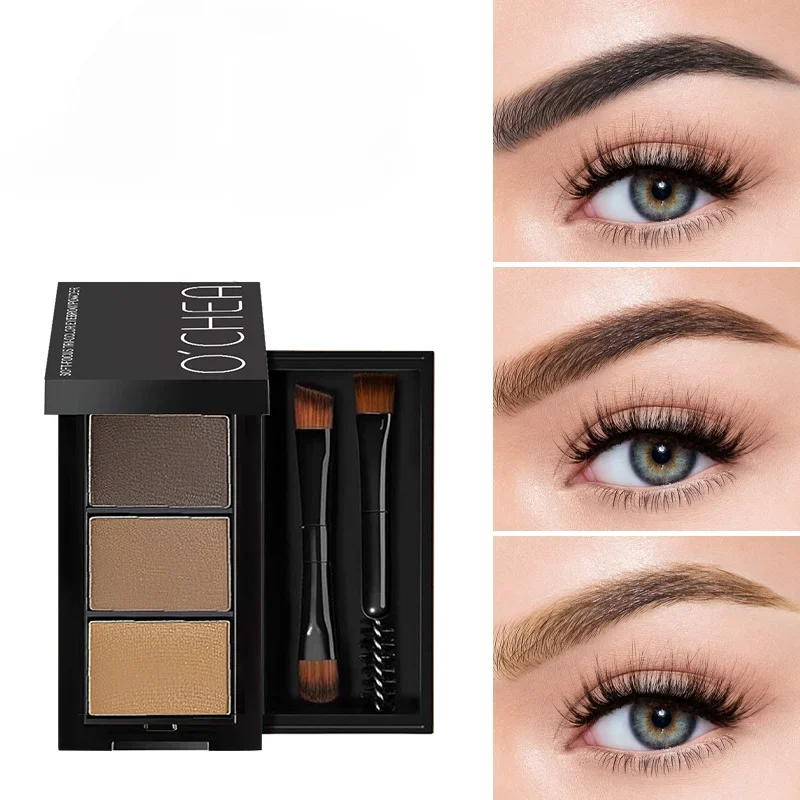 

3 Color Eyebrow Powder,waterproof,sweat-proof and Non-dehydrating,natural and Long-lasting,beginner Makeup Cosmetics