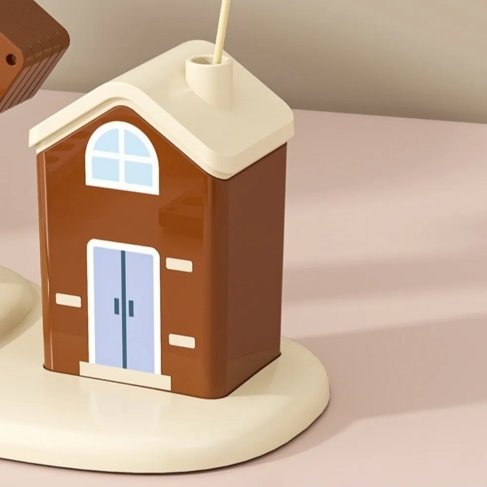 

3 IN 1 Windmill Insulation Pad Heat-Resistant Non-Slip Cup Mat with Toothpick Box Stable Heatproof Trivet Home Kitchen