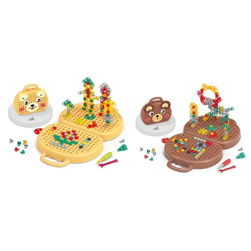 Hot TTKK Play Toolbox, Toolbox, Toddler Drill And Screw Toy Toolbox