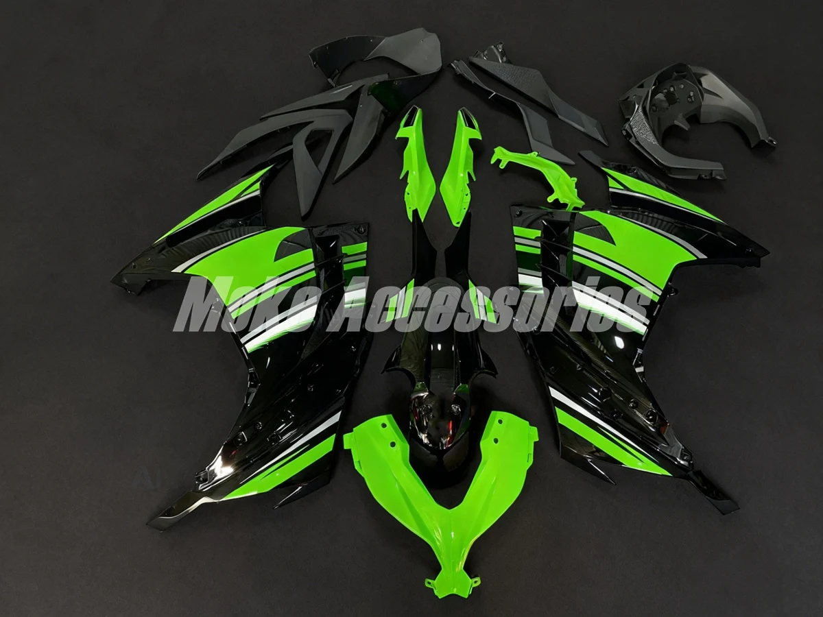 Fairings Kit Fit For Ninja300 Ex300 2013 2014 2015 2016 2017 2018 Bodywork Set ABS Injection Green Black White