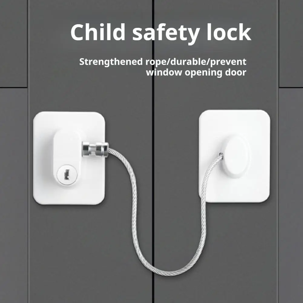 Window Safety Lock Punch-Free Installation Limiter Function for Child Safety Childproof Window Restrictor Lock for Sliding Doors