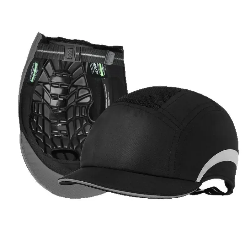 Outdoor Sports Baseball Cap Men Summer  Visor Version Light Plate Safety Bump Cap Anti-Collision Hard ABS