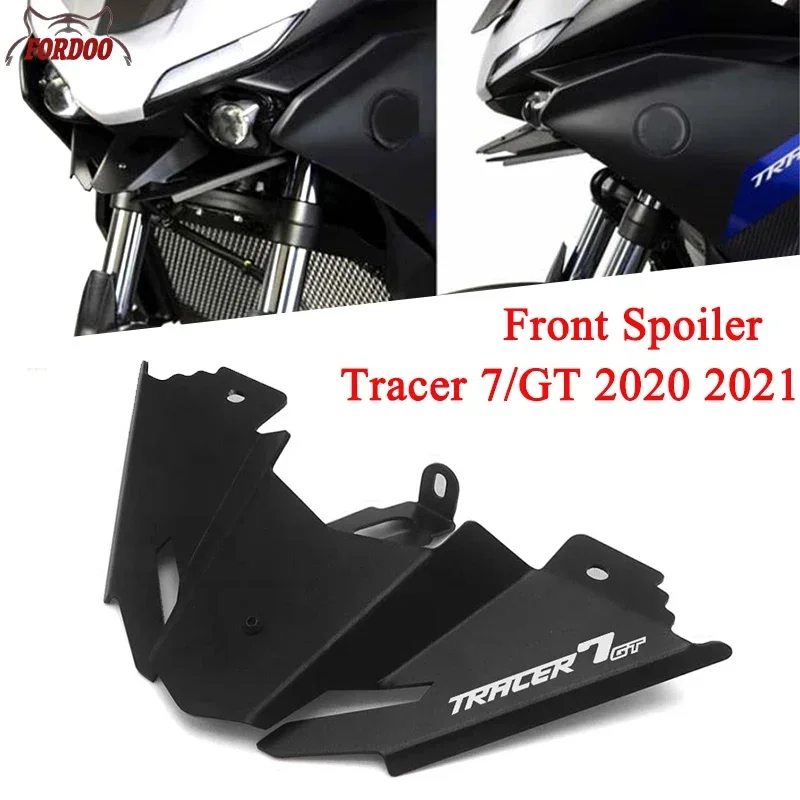 For YAMAHA Tracer 7 GT TRACER700GT TRACER 7GT Tracer 700 GT 2020 2021 2022 Accessories Motorcycle CNC Aluminum Front Spoiler