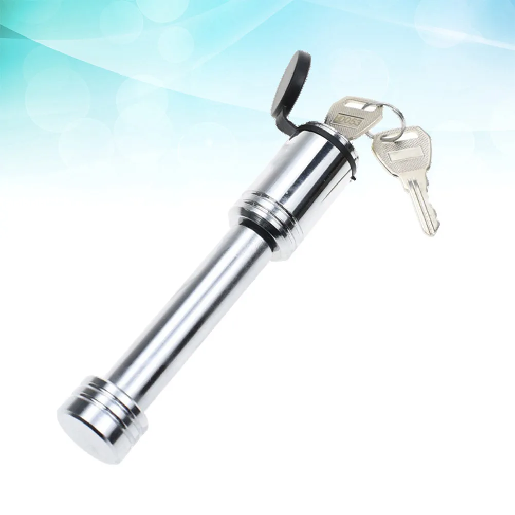 

2Pcs Trailer Locks Hardened Steel Hitch Pin Lock Anti-Theft Locking Tow Ball Mount Lock Rubber Seal Protects Tow Bar Rv Trailer