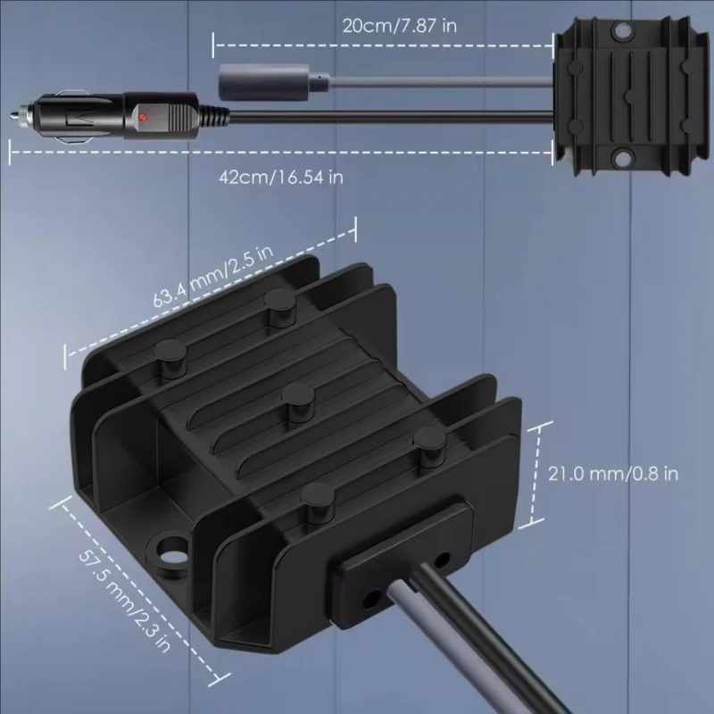 DC-DC 12V24V (9-25V) naar 30V 3.5A 105W Voeding Omvormer met DC Netsnoer voor Starlink Mini Step up Netsnoer