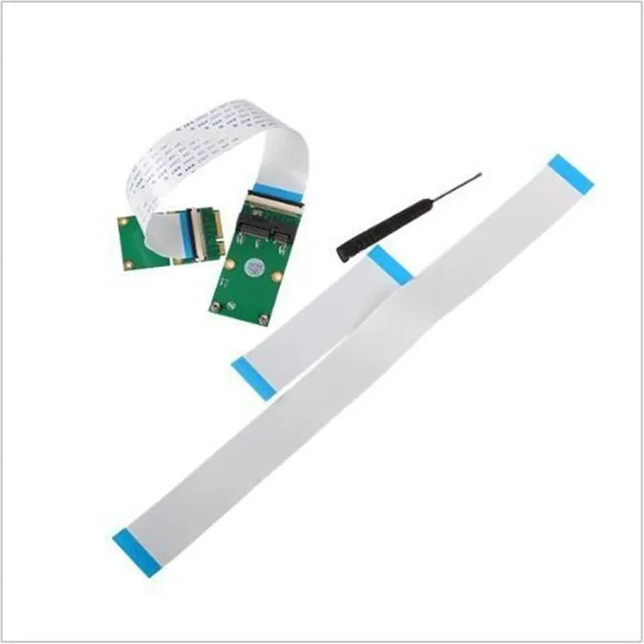 Mini PCIe to Mini PCIe Mini PCI-E Extender FPC 10/20/30CM Network Card Extend SSD Extend Extender Extension Adapter